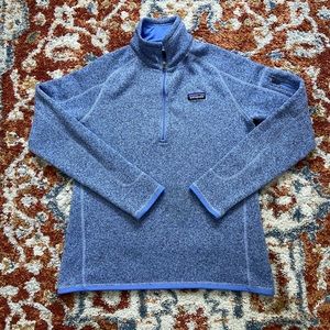 Patagonia- Female L- Women’s Better Sweater Fleece 1/4 Zip- Purple